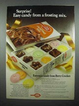 1972 Betty Crocker Frosting Mix Ad - Easy Candy - $18.49