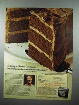 1980 Hershey&#39;s Cocoa Ad - Mrs. Johnson&#39;s Chocolate Cake - £14.50 GBP
