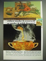 1965 Knorr Garden Vegetable Soup Ad - Make it Yourself - $18.49