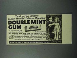 1939 Wrigley&#39;s Doublemint Gum Ad - No Place Like Home - £14.49 GBP