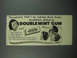 1939 Wrigley&#39;s Doublemint Gum Ad - Thoughtful You! - £14.73 GBP
