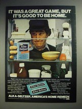 1981 Alka-Seltzer Ad - It Was A Great Game! - $18.49