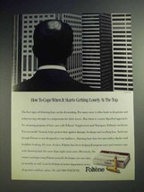 1989 Foltene Hair Loss Treatment Ad - Lonely at the Top - $18.49