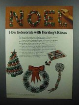 1977 Hershey's Kisses Candy Ad - How to Decorate - $18.49