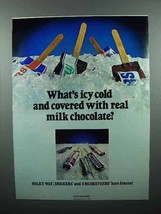 1978 Mars Chocolate Ad, Snickers Milky Way 3 Musketeers - $18.49