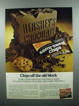 1980 Hershey's Semi-Sweet Chips Chocolate Ad - $18.49