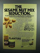 1984 Planters Sesame Nut Mix Ad - Seduction - $18.49