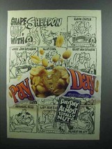 1994 Payday Candy Bar Ad - Shape Sheldon Up - £14.73 GBP