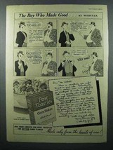 1937 Post Toasties Cereal Ad - The Boy Who Made Good - £14.50 GBP