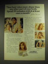 1974 Clairol Condition Hair Treatment Ad, Julius Caruso - $18.49