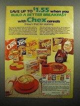 1980 Ralston Cereal Ad - Chex, Honey Bran, Cookie Crisp - £14.45 GBP