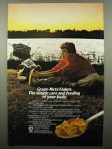 1986 Post Grape-Nuts Flakes Cereal Ad - Simple Care - £14.48 GBP
