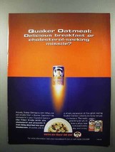 2000 Quaker Oats Ad - Cholesterol-Seeking Missile - $18.49