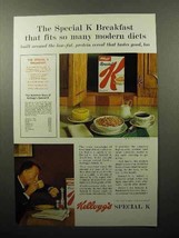 1963 Kellogg&#39;s Special K Cereal Ad - Fits So Many Diets - £14.78 GBP
