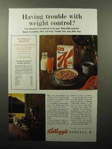 1964 Kellogg&#39;s Special K Cereal Ad - Having Trouble with Weight? - £13.82 GBP