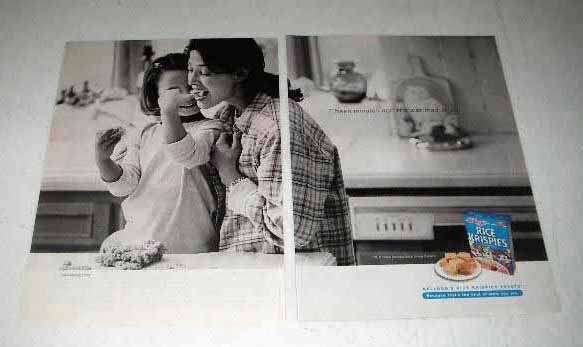 2000 2-page Kellogg's Rice Krispies Cereal Ad - $18.49
