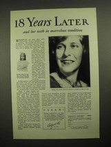 1928 Colgate's Ribbon Dental Cream Toothpaste Ad - 18 Years Later - $18.49