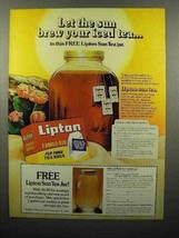 1978 Lipton Tea Ad - Let The Sun Brew Your Iced Tea - $18.49