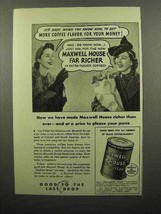 1941 Maxwell House Coffee Ad - Price to Please Purse - $18.49