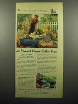 1945 Maxwell House Coffee Ad - Done Job Worth Doing - $18.49