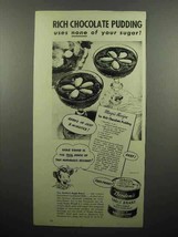 1945 Borden&#39;s Eagle Condensed Milk Ad - Rich Pudding - £14.49 GBP