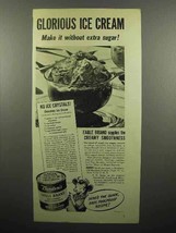 1945 Borden's Eagle Brand Sweetened Condensed Milk Ad - £14.50 GBP