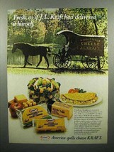 1978 Kraft Cheese Ad - Fresh As if Delivered Himself - $18.49