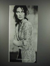 1998 Giorgio Armani Designer Woman Fashion Ad - $18.49
