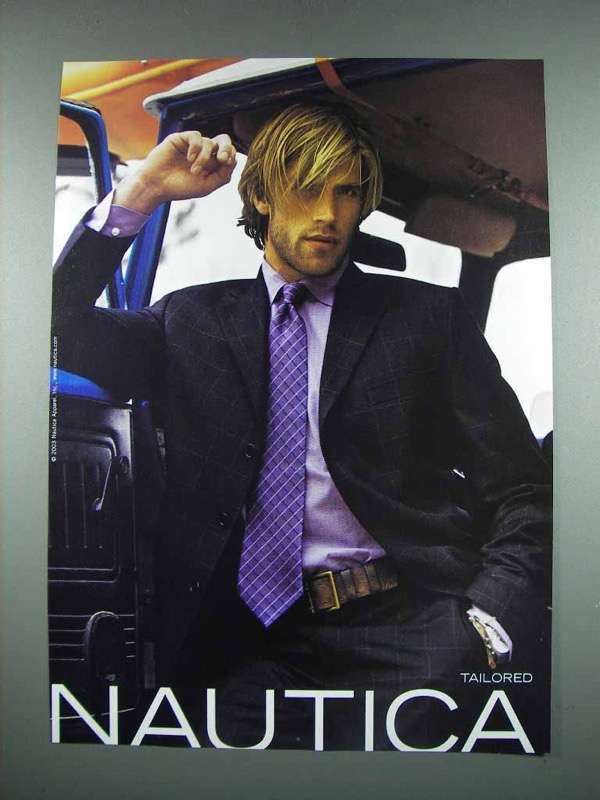 2003 Nautica Designer Fashion Ad - $18.49