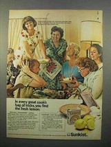 1972 Sunkist Lemons Ad - Great Cook&#39;s Bag of Tricks - $18.49