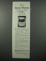 1927 Ingram&#39;s Shaving Cream Ad - It&#39;s a Good Friend - £14.54 GBP