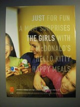 2001 McDonald&#39;s Hello Kitty Happy Meal Ad! - £14.73 GBP