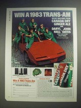 1983 Canada Dry Ginger Ale Soda Ad - 1983 Trans-Am - £14.53 GBP