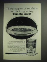 1926 Campbell's Tomato Soup Ad - A Glow of Sunshine - $18.49