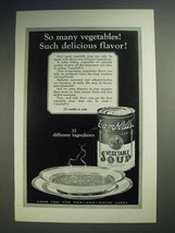 1926 Campbell's Vegetable Soup Ad - Delicious Flavor - $18.49