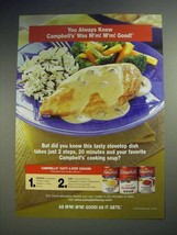 2000 Campbell&#39;s Soup Ad - Tasty 2-Step Chicken - $18.49