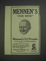 1913 Mennen's Borated Talcum Powder Ad - For Mine - $18.49