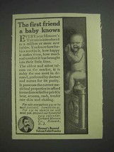 1913 Mennen's Borated Talcum Toilet Powder Ad - First Friend - $18.49