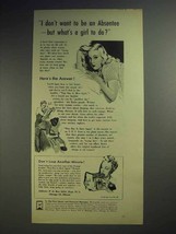 1944 Kotex Sanitary Napkins Ad - What&#39;s a Girl To Do? - £14.78 GBP