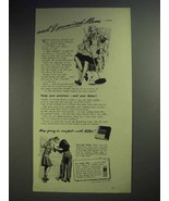 1943 Kotex Sanitary Napkin Ad - I Promised Mom - £14.73 GBP