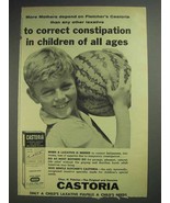 1957 Fletcher&#39;s Castoria Laxative Ad - Constipation - £14.78 GBP