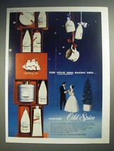 1958 Old Spice Toiletries Ad - For Your Man - $18.49