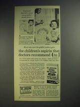 1960 St. Joseph Aspirin Ad - Doctors Recommend 4 to 1 - £14.53 GBP