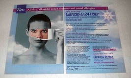 1997 Schering-Plough Claritin-D Allergy Medicine Ad - £14.72 GBP