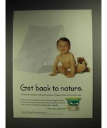 1998 Huggies Natural Care Baby Wipes Ad - To Nature - £14.78 GBP