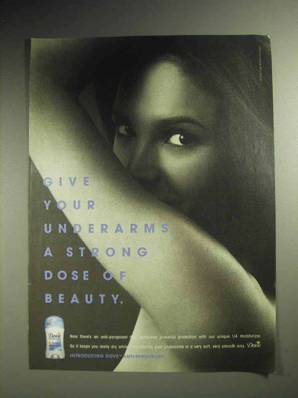 2000 Dove Deodorant Ad - Underarms Dose of Beauty - $18.49