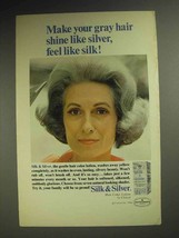 1967 Clairol Silk & Silver Hair Color Lotion Ad! - $18.49