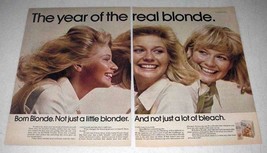 1972 Clairol Born Blonde Hair Color Ad - Real Blonde - £14.52 GBP