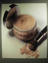 1986 Clinique Blended Face Powder and Brush Ad - £14.53 GBP