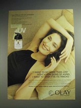 2001 Oil of Olay Total Effects with UV Protection Ad - £14.55 GBP